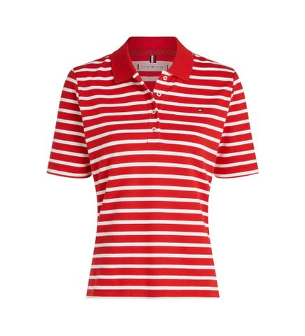 Tommy Hilfiger - Áo polo tay ngắn nữ 1985 Regular Pique Polo
