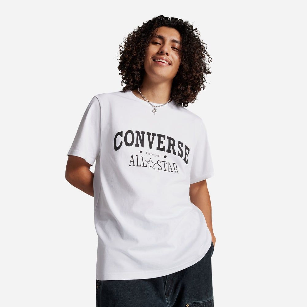 Converse - Áo thun nam Retro Chuck Simply Vintage Lifestyle Tee