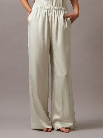 Calvin Klein - Quần ngủ CK nữ CK Sensual Satin Logo Pant