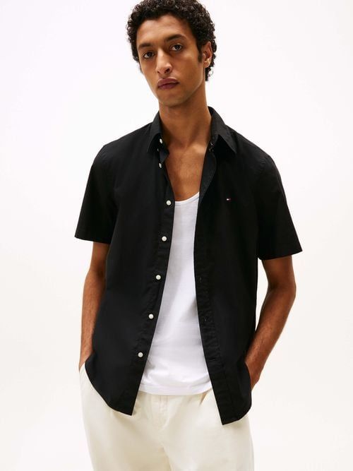 Tommy Hilfiger - Áo sơ mi tay ngắn nam Regular Fit Short Sleeve Shirt