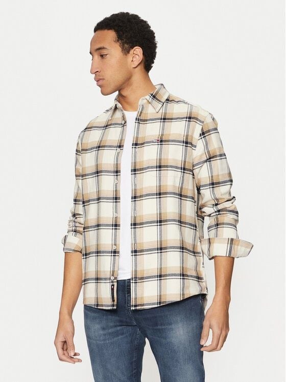Tommy Hilfiger - Áo sơ mi tay dài nam TH Regular Check Flannel Shirt