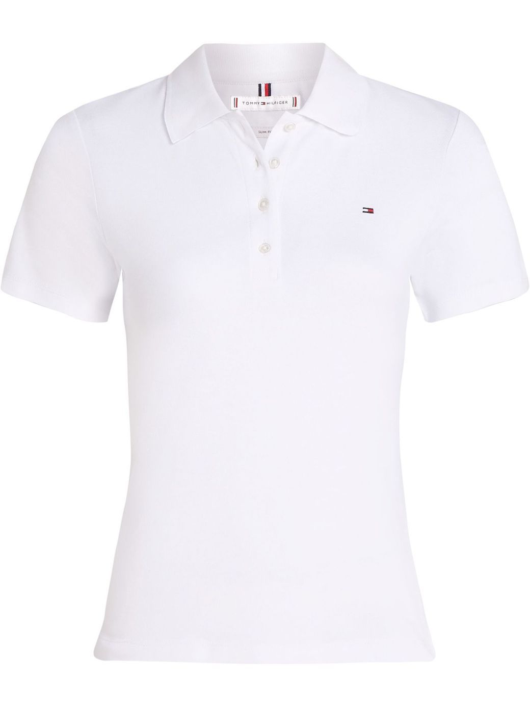 Tommy Hilfiger - Áo polo tay ngắn nữ TH 1985 Slim Pique Polo