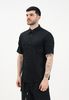 Armani Exchange - Áo sơ mi nam Ax Men's Black Short Sleeve Shirt