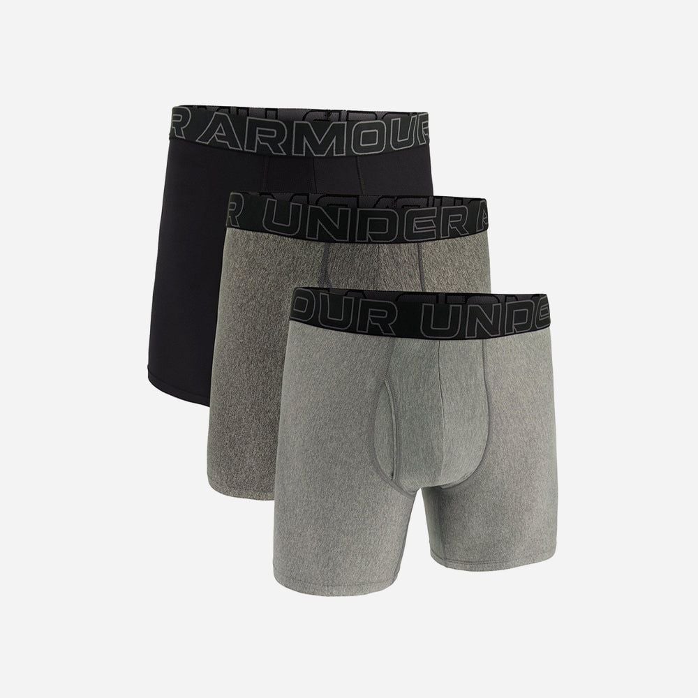 Under Armour - Bộ ba Quần lót nam Performance Tech 6Inch Training