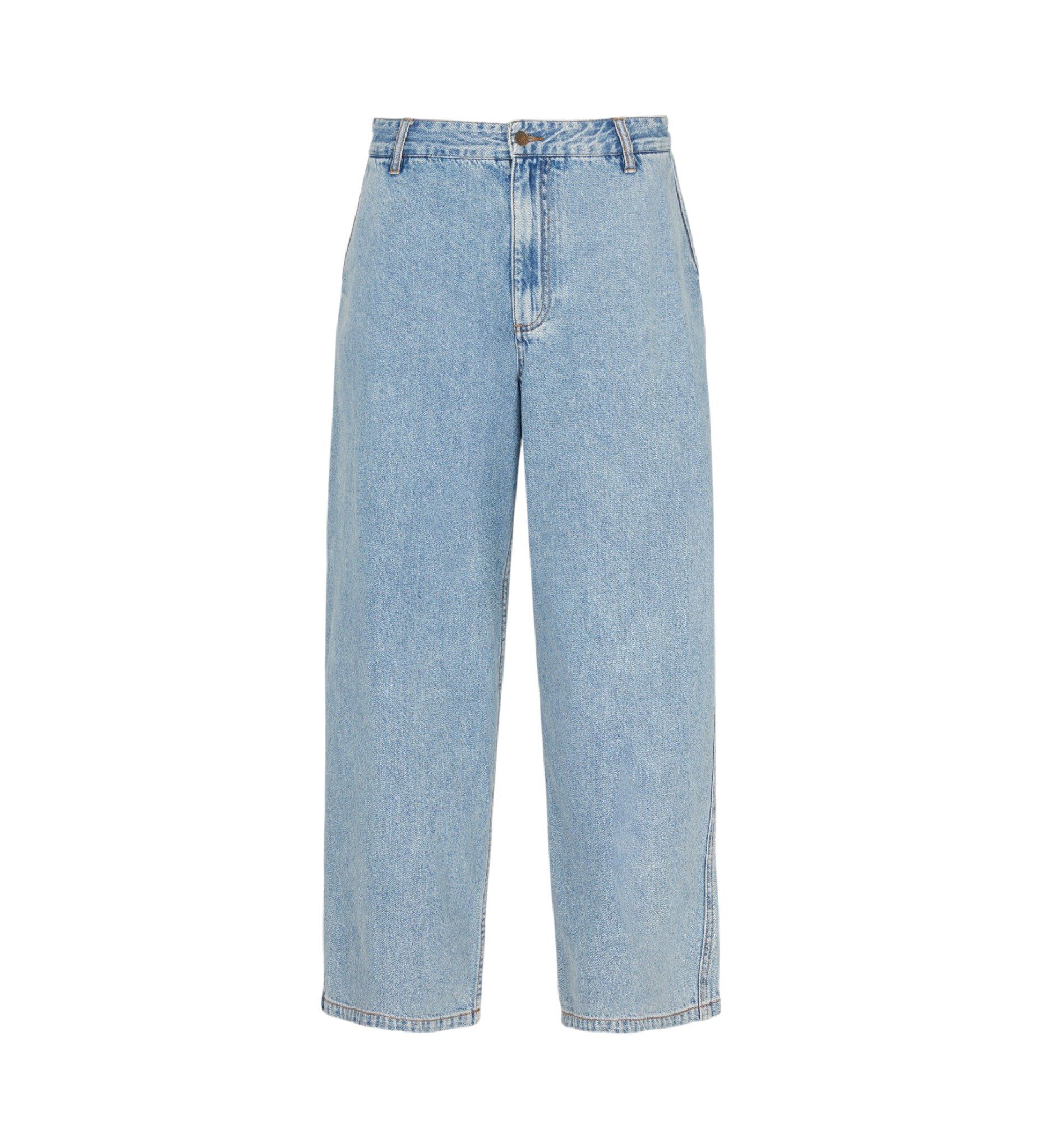 Armani Exchange - Quần jeans ống rộng nam Ax Blue Baggy Jeans