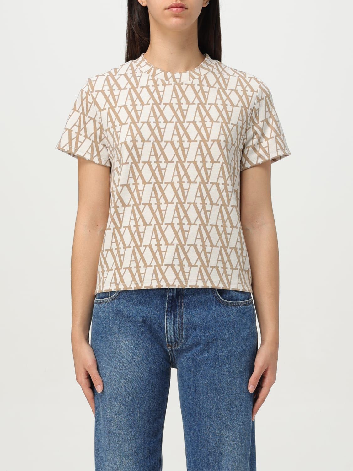 Armani Exchange - Áo phông thời trang nữ AX Women's Top Tee