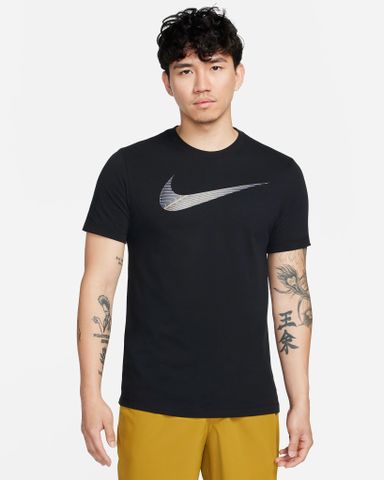 Nike - Áo tay ngắn tập luyện Nam Dri-Fit 2 Swoosh Tee