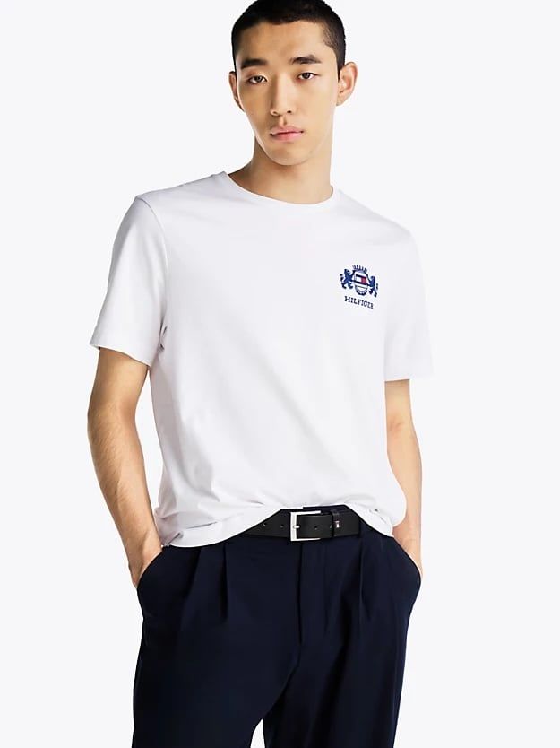 Tommy Hilfiger - Áo thun tay ngắn nam Logo Embroidery T-Shirt