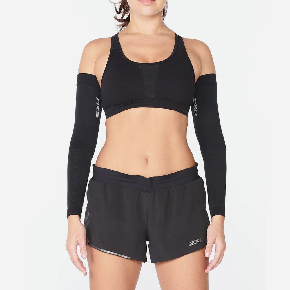 2Xu - Phụ kiện Băng cánh tay nam nữ Flex Run Comp Running Arm Sleeves