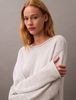 Calvin Klein - Áo len CK nữ Boxy Linen Nylon Jumper