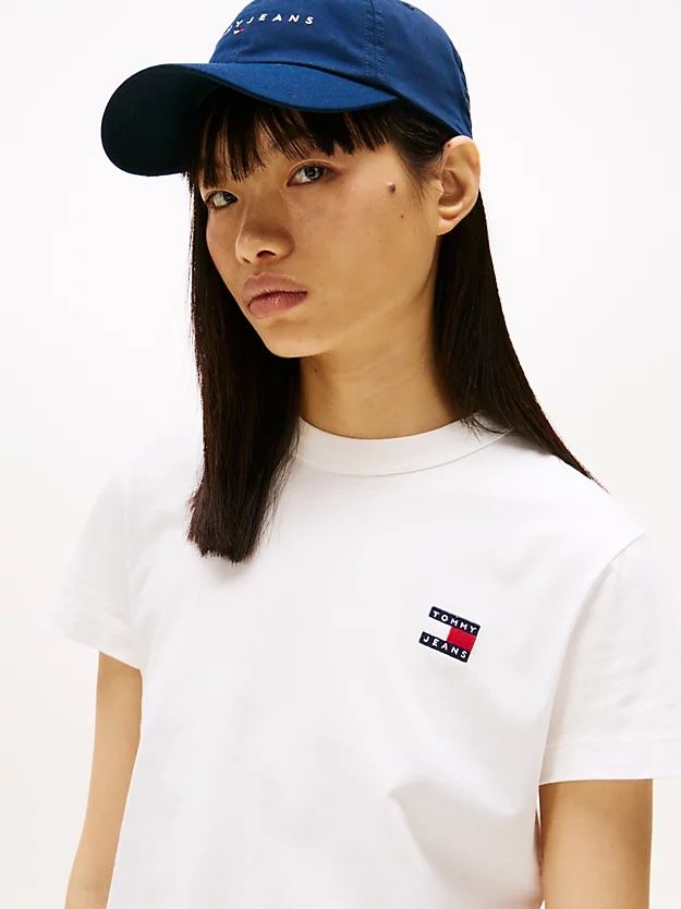 Tommy Hilfiger - Áo thun tay ngắn nữ Tommy Badge Crew Neck T-Shirt
