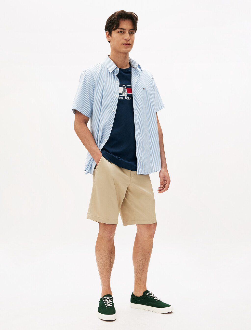 Tommy Hilfiger - Áo thun tay ngắn nam Logo Graphic Crew-Neck T-Shirt