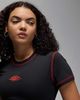 Nike - Áo tay ngắn thể thao Nữ Jordan Rare Air Women's Cropped Short-Sleeve T-Shirt