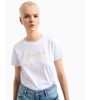 Armani Exchange - Áo phông thời trang nữ Ax Short sleeve T-shirt white
