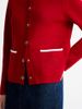 Tommy Hilfiger - Áo khoác len tay dài nữ Reversible Crew Neck Cardigan
