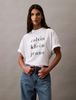 Calvin Klein - Áo phông thời trang nữ CK Spaced Logo Graphic Relaxed T-Shirt