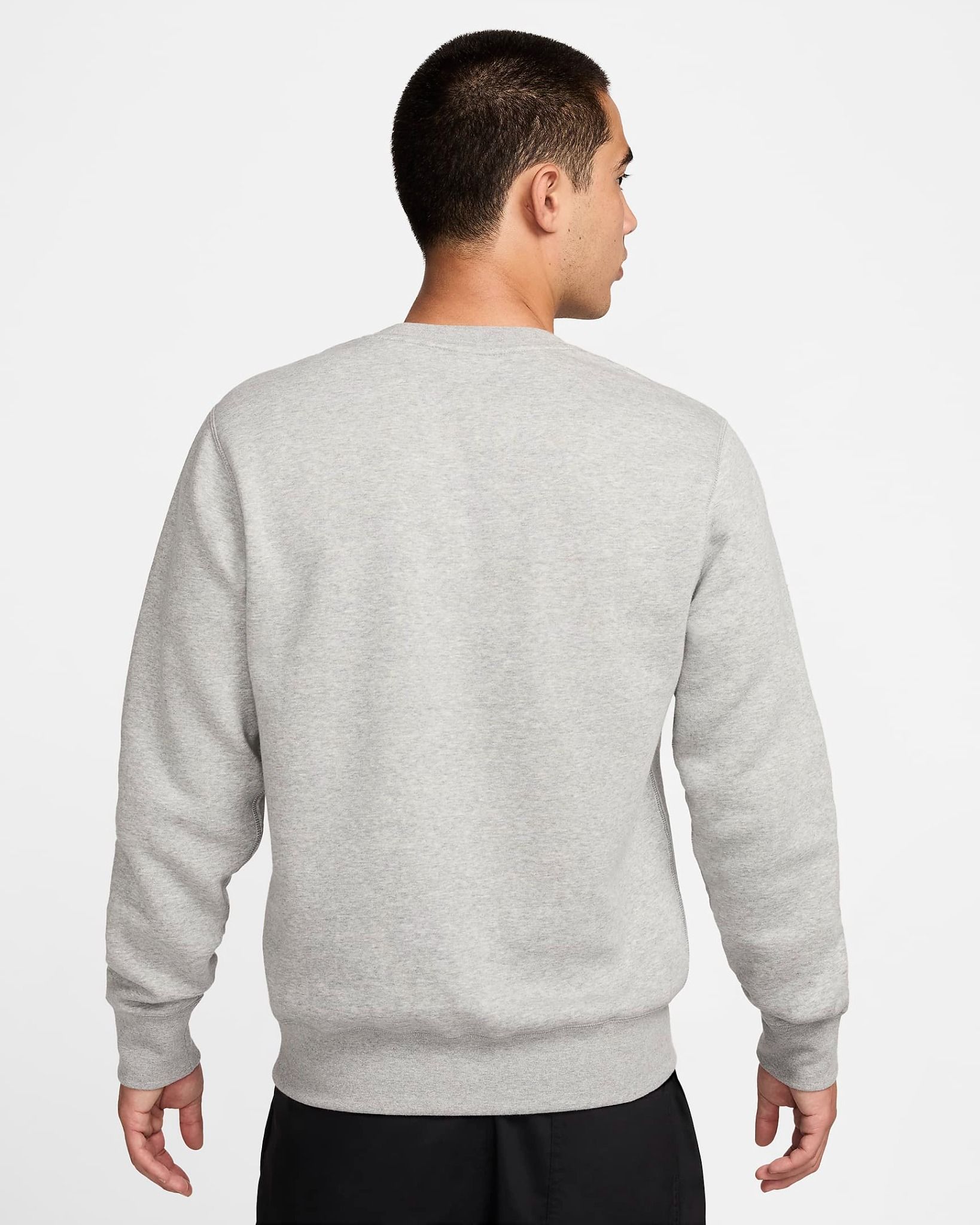 Nike - Áo tay dài thể thao Nam Club Fleece Men's Crew