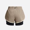 Under Armour - Quần ngắn tập luyện 2 trong 1 nữ Project Rock Flex Short Training