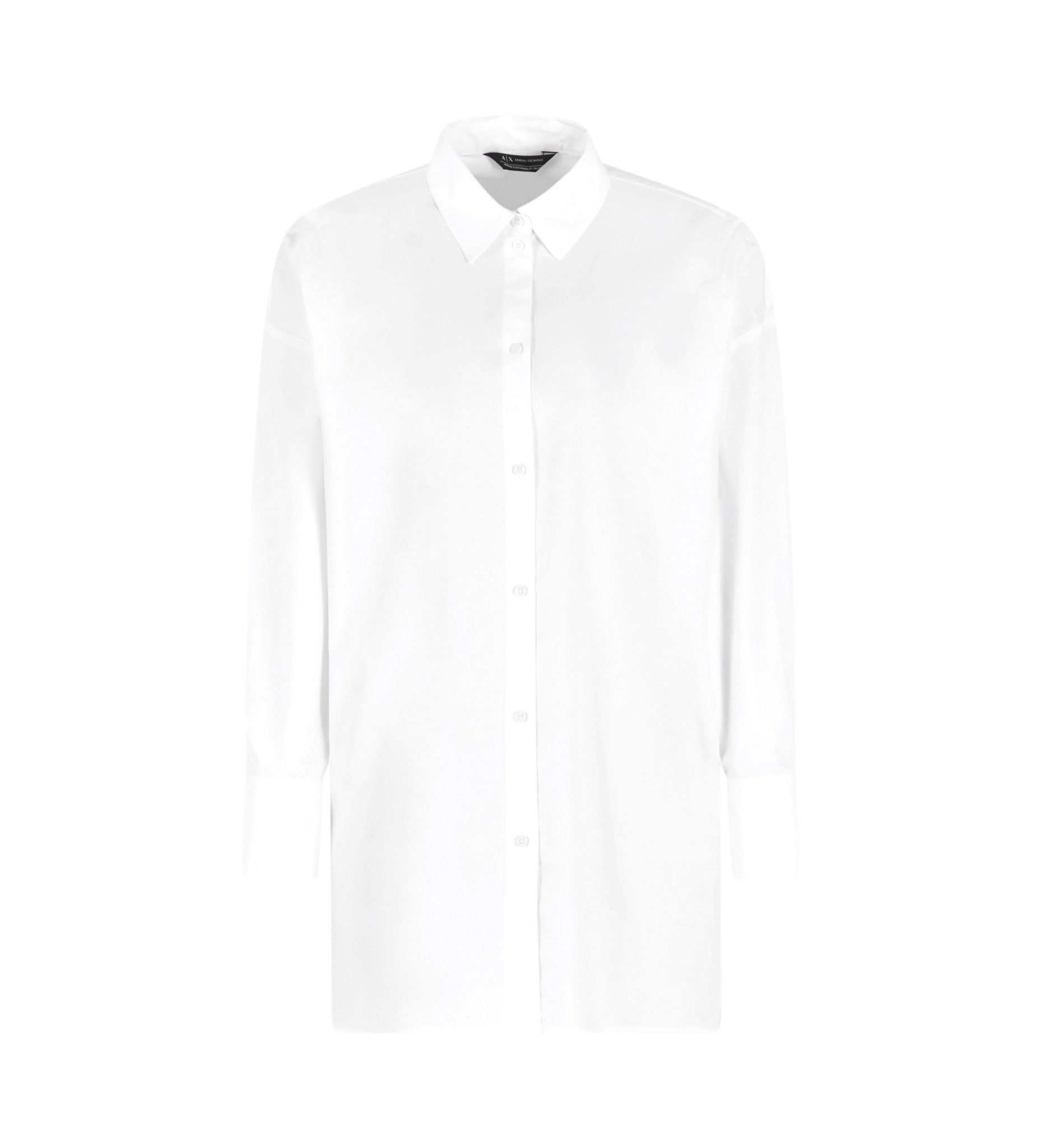 Armani Exchange - Áo sơ mi nữ Ax Long sleeve shirt white