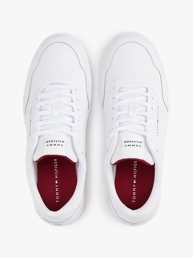 Tommy Hilfiger - Giày nam Leather Mixed Texture Trainers