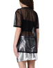Armani Exchange - Áo thời trang tay ngắn nữ AX Midi Logo T-Shirt
