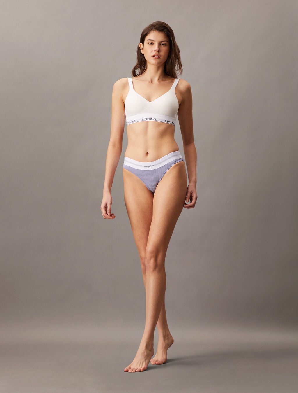 Calvin Klein - Quần lót CK nữ Cotton Modal Stretch Rib Bikini