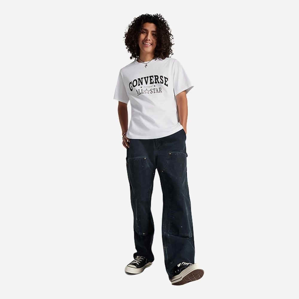 Converse - Áo thun nam Retro Chuck Simply Vintage Lifestyle Tee