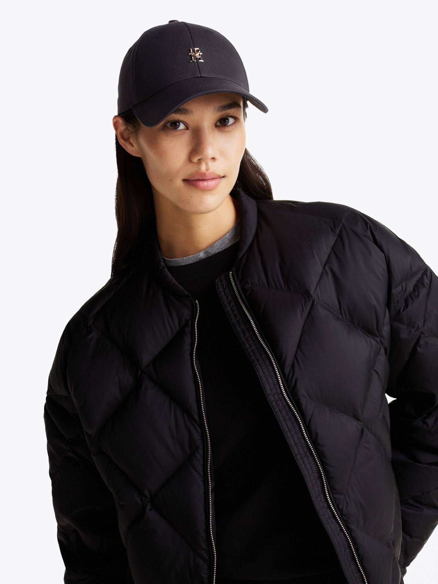 Tommy Hilfiger - Nón nữ Chic TH Monogram Baseball Cap