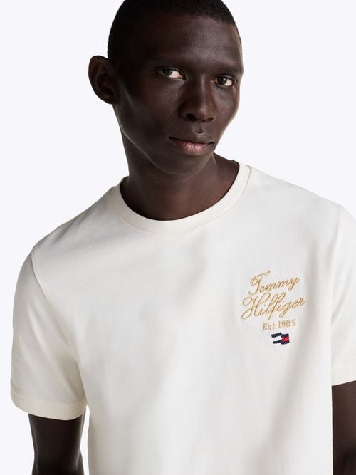 Tommy Hilfiger - Áo thun tay ngắn nam Script Hilfiger Stack Tee