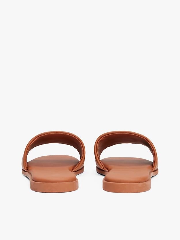Tommy Hilfiger - Dép quai ngang nữ TH Monogram Leather Mules