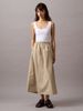 Calvin Klein - Váy dài CK nữ Poplin Pull On Midi Skirt