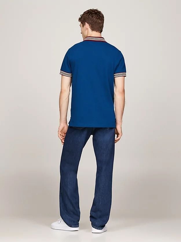 Tommy Hilfiger - Áo polo tay ngắn nam Contrast Collar Regular Polo Shirt