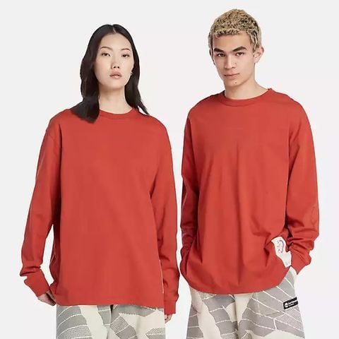 Timberland - Áo tay ngắn Nam Nữ Earthkeepers® by Raeburn Long Sleeve T-Shirt