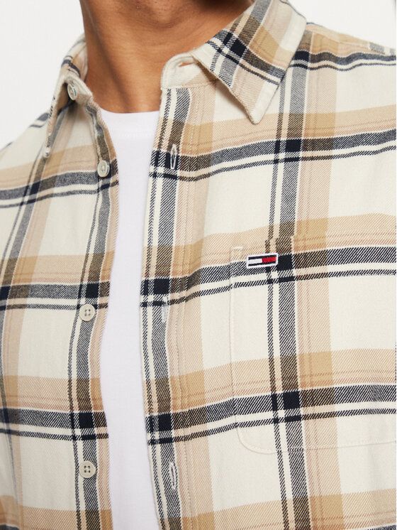 Tommy Hilfiger - Áo sơ mi tay dài nam TH Regular Check Flannel Shirt