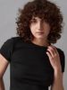 Calvin Klein - Áo thun thời trang CK nữ Premium Contour Rib Crew Tee