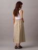 Calvin Klein - Váy dài CK nữ Poplin Pull On Midi Skirt