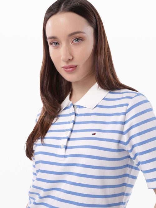 Tommy Hilfiger - Áo polo tay ngắn nữ 1985 Regular Pique Polo