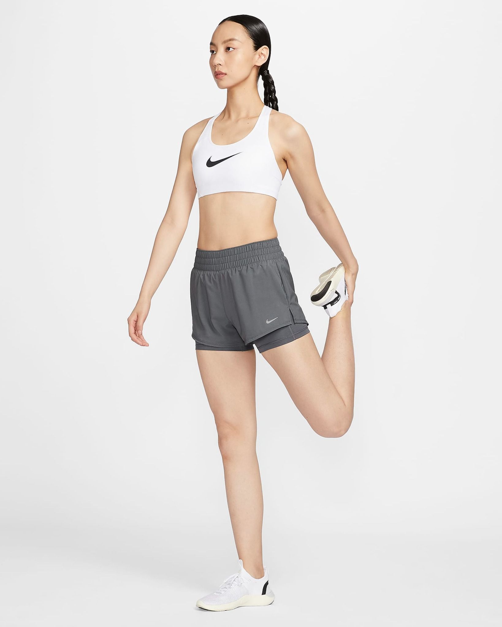 Nike - Quần ngắn thể thao Nữ Dri-FIT One Women's Mid-rise 2-in-1 Shorts