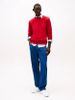 Tommy Hilfiger - Giày nam Leather Mixed Texture Trainers
