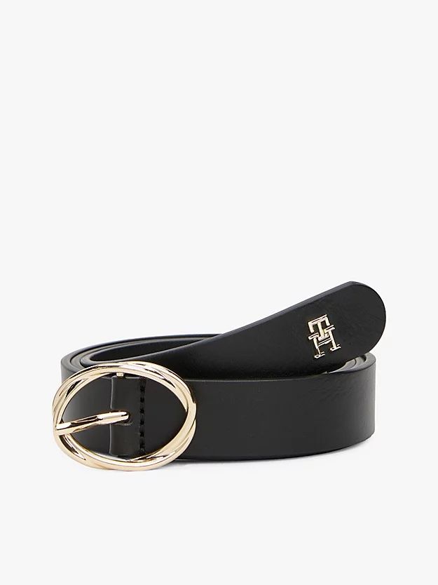 Tommy Hilfiger - Dây nịt nữ Chic Oval Buckle Leather Belt
