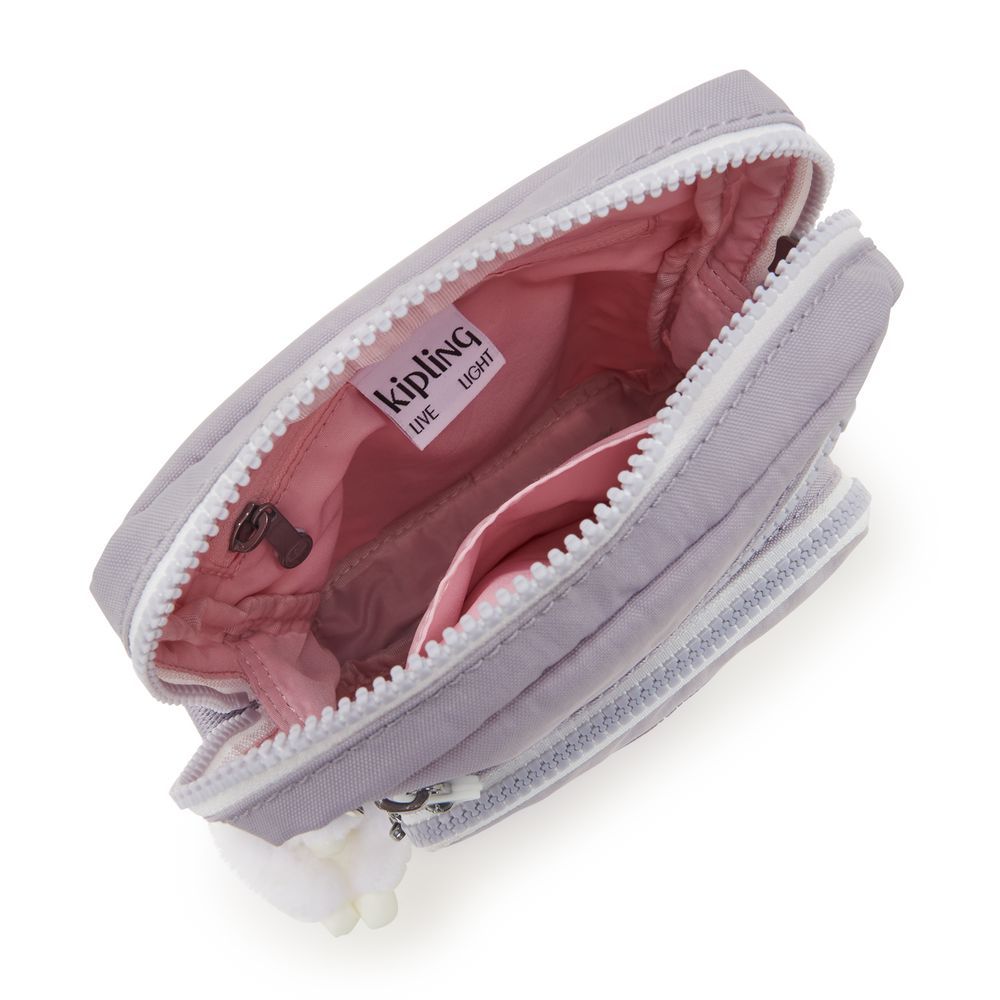 Kipling - Túi đeo chéo Nữ Gunne Tender Grey