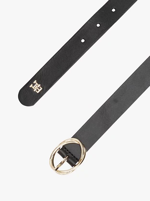 Tommy Hilfiger - Dây nịt nữ Chic Oval Buckle Leather Belt