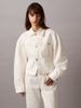 Calvin Klein - Áo khoác jeans CK nữ Cinched Trucker Jacket Chalk