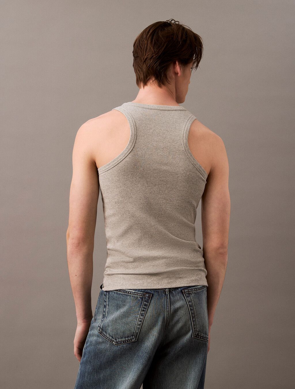Calvin Klein - Áo ba lỗ CK nam Cotton Stretch Sleep Tank Top