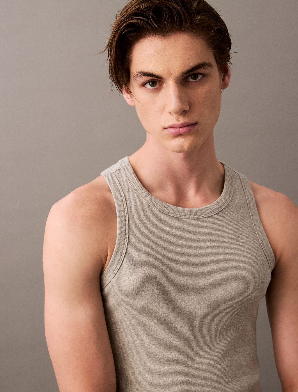 Calvin Klein - Áo ba lỗ CK nam Cotton Stretch Sleep Tank Top
