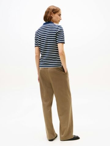 Tommy Hilfiger - Áo polo tay ngắn nữ 1985 Collection Flag Embroidery Regular Polo - 4