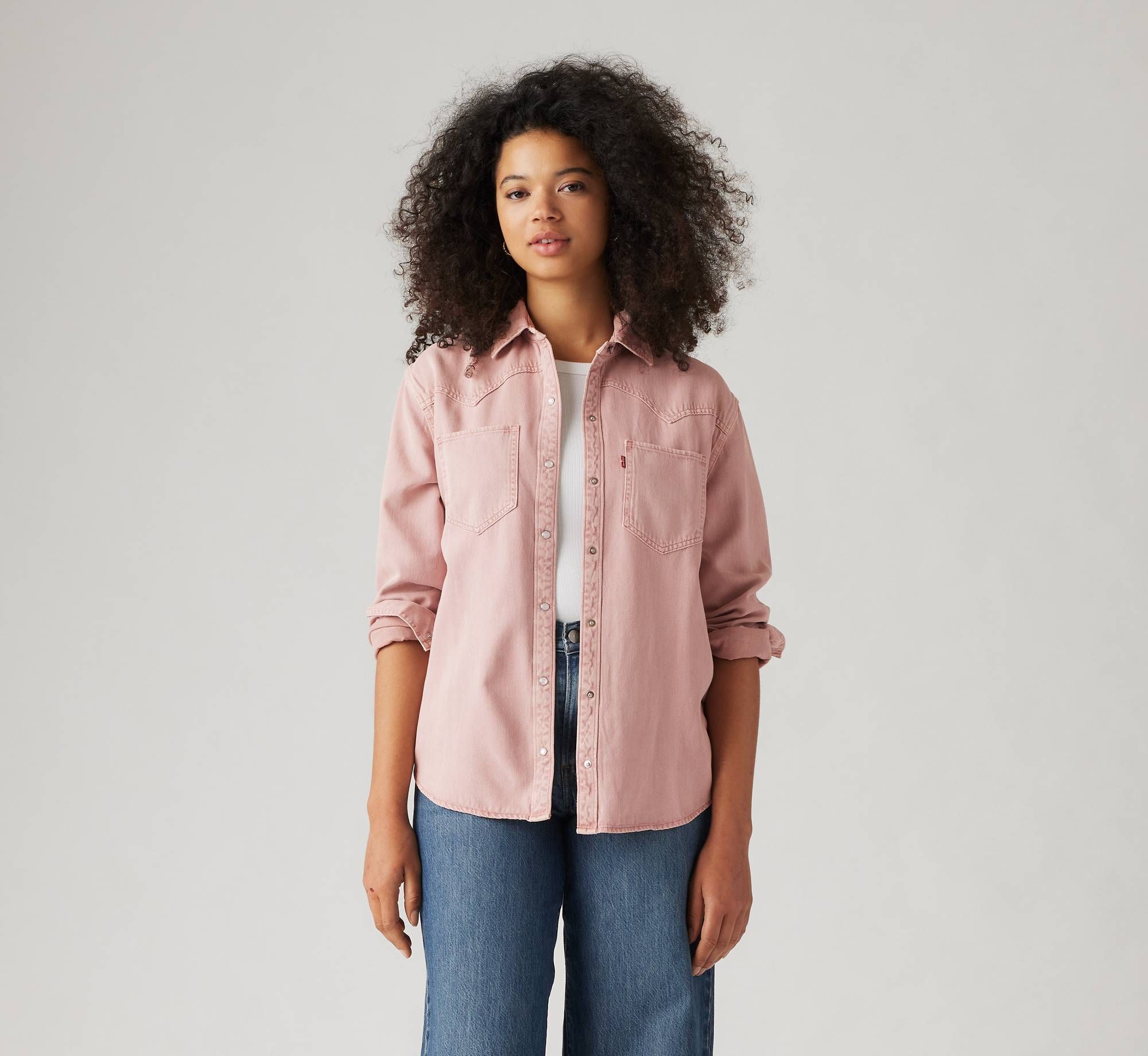 Levi's - Áo sơ mi tay dài nữ Women's Teodora Western Shirt -
