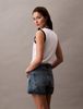 Calvin Klein - Quần jeans CK nữ Relaxed Denim Bermuda Shorts