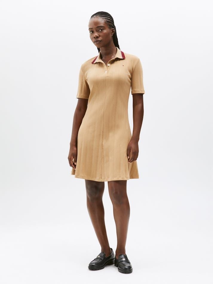 Tommy Hilfiger - Đầm polo tay ngắn nữ TH Polo Midi Dress