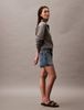 Calvin Klein - Quần jeans CK nữ Relaxed Denim Bermuda Shorts